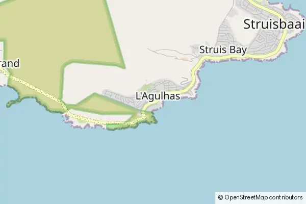 Karte L'Agulhas