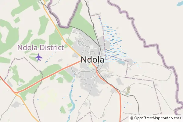 Karte Ndola