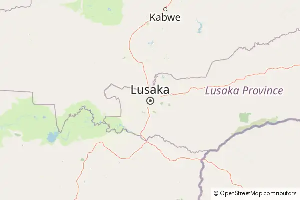 Karte Lusaka