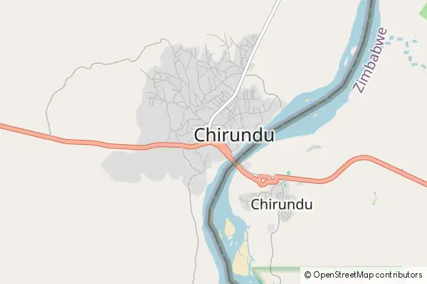 Karte Chirundu