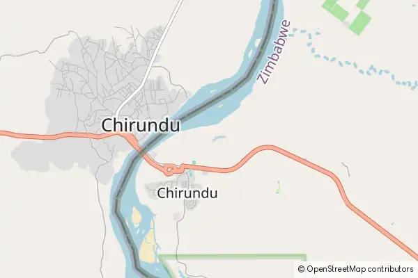 Karte Chirundu