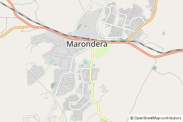 Karte Marondera