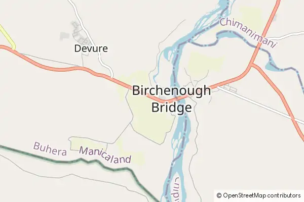 Karte Birchenough Bridge
